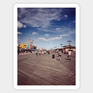 Coney Island Beach Boardwalk Brooklyn NYC Sticker